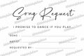 Wedding Song Request Cards, Printable Music Request Slips (Digital Download)